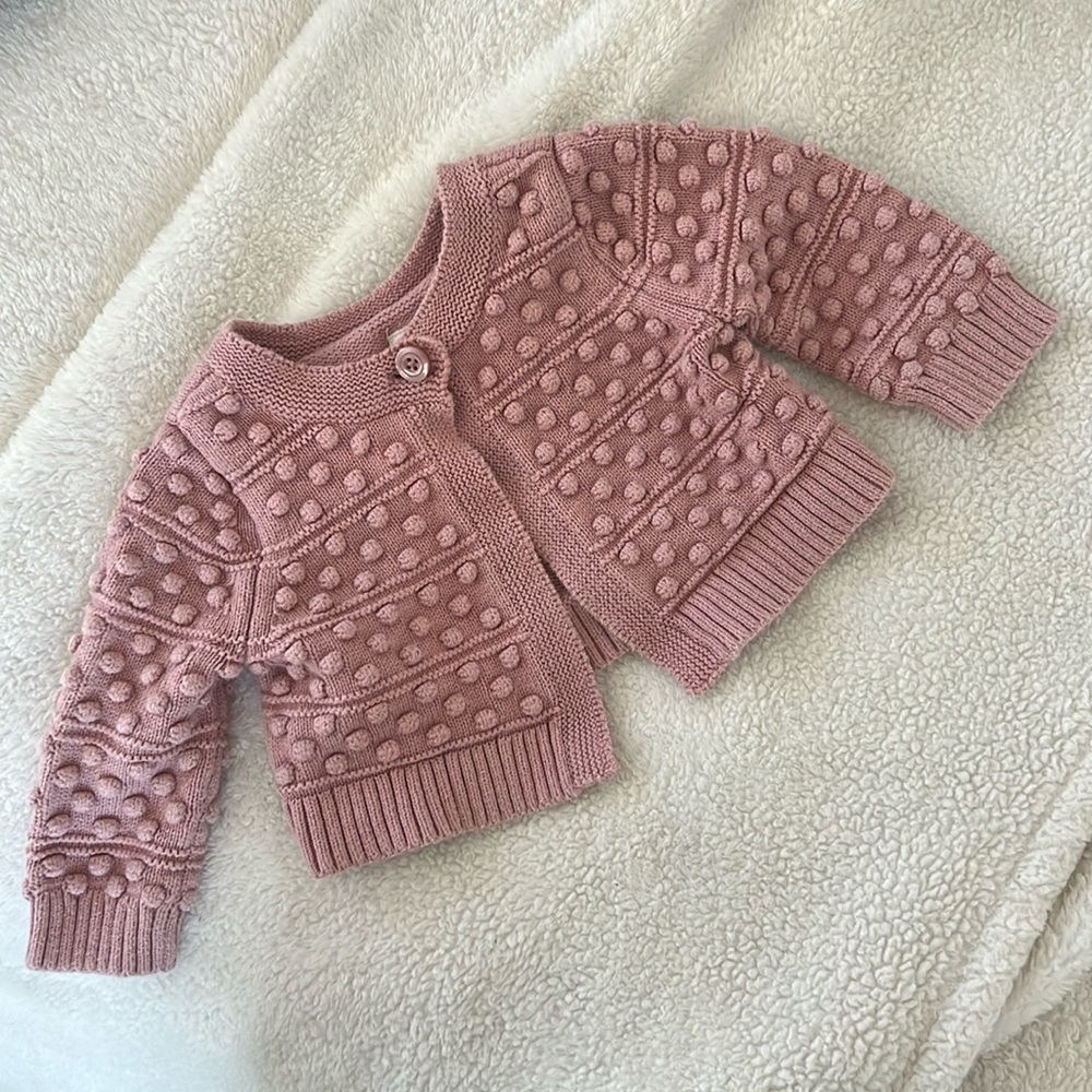*Like New* Baby GAP Bobble-Knit Cardigan